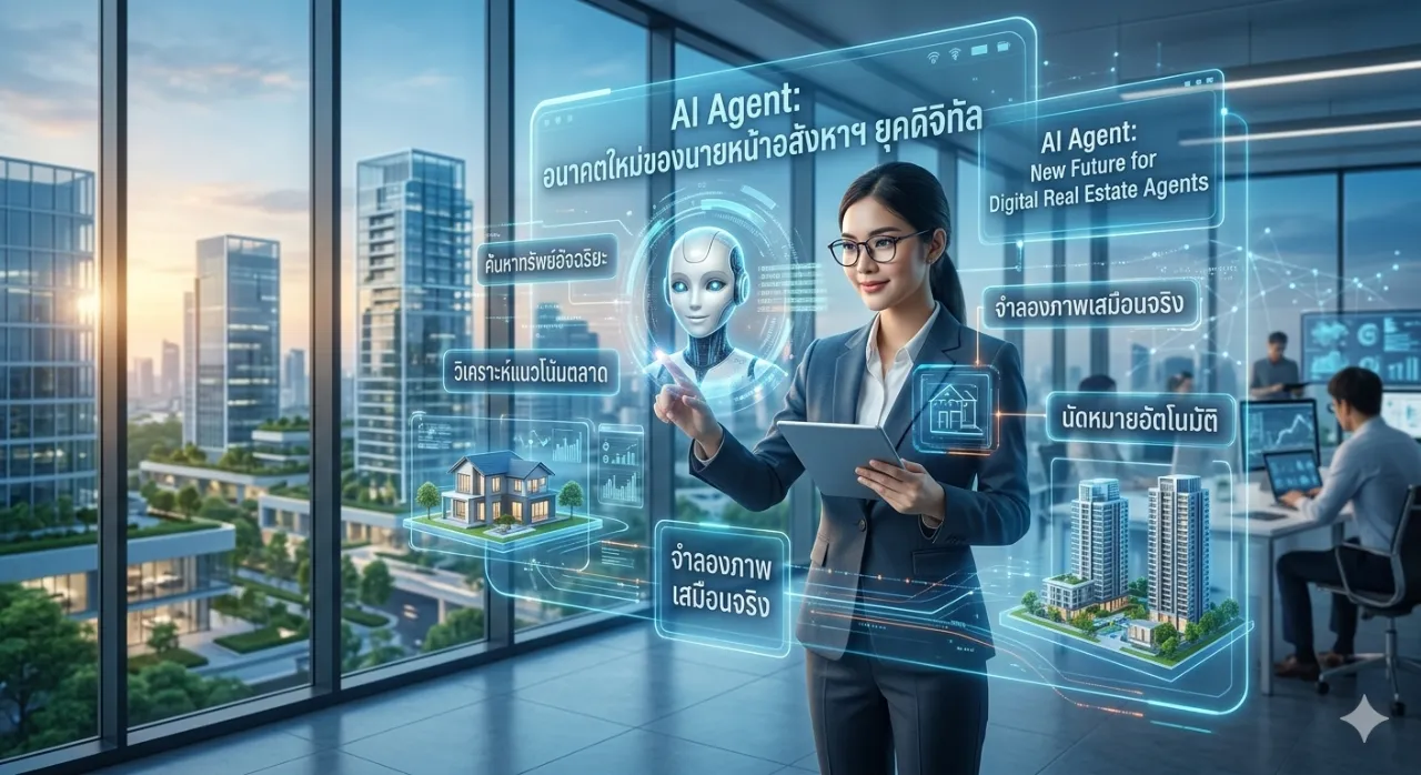 AI Agent: อนาคตใหม่ของนายหน้าอสังหาฯ ยุคดิจิทัล